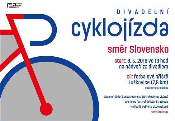 Divadelní cyklojízda směr Slovensko