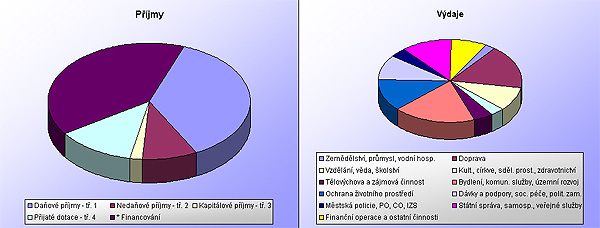Schválený rozpočet pro rok 2000