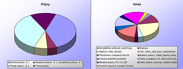 Schválený rozpočet pro rok 2004