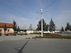 Prostor před nádražím ČD