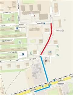 Cyklistické propojení čtvrti Kvítkovice se sídlištěm Trávníky 2