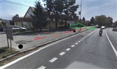 Rekonstrukce autobusové zastávky Kvítkovice – ul. Napajedelská 1