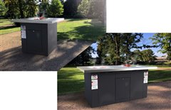 odpočinkové přístřešky u přístaviště na Baťově + GRILLPOINT 4