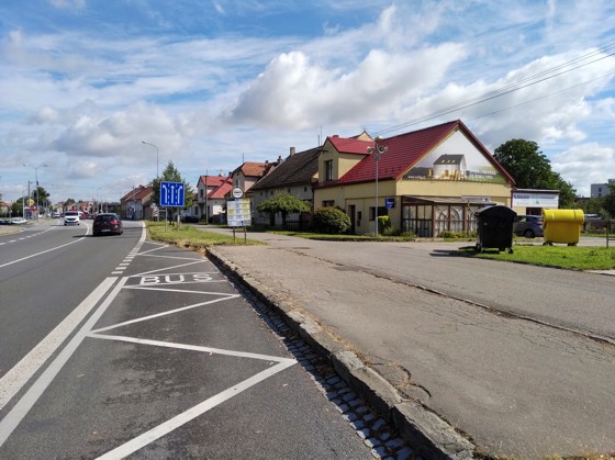 4) Rekonstrukce autobusové zastávky Kvítkovice – ul. Napajedelská